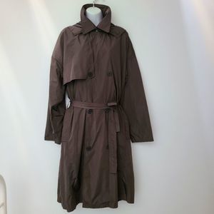 NWOT Tiger of Sweden Oversized Taffeta Trench Coat Sz XL